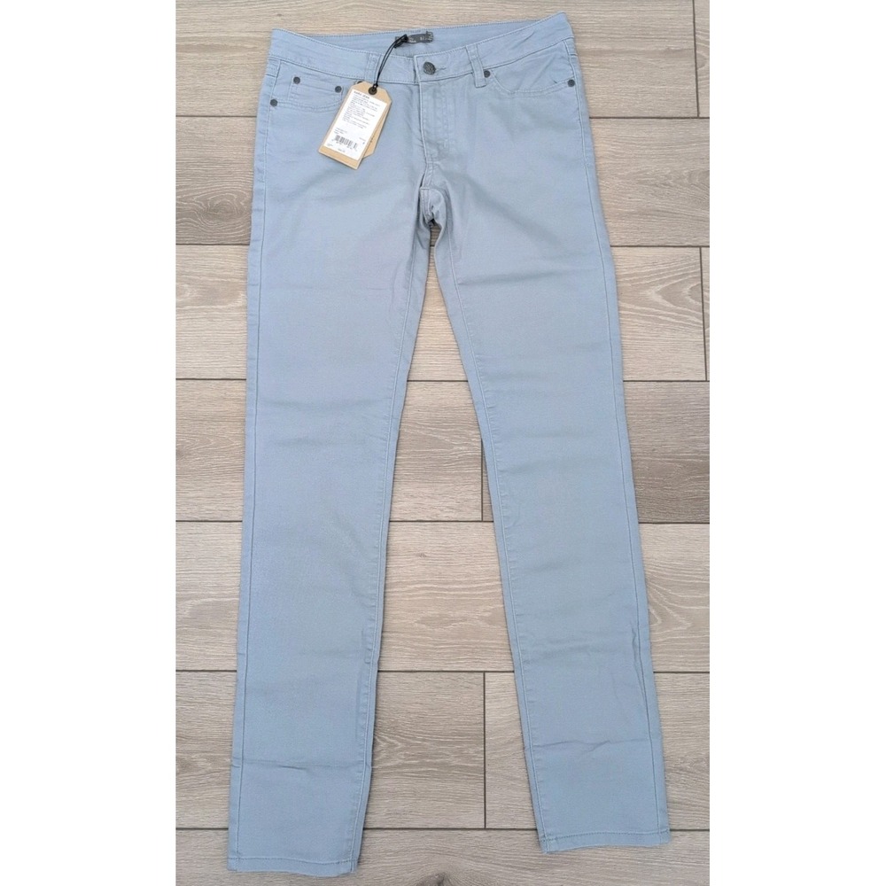 NWT prAna Kara Slim Skinny Jeans Agave Sz 8 Gray Blue Pants Stretch‎ Outdoors